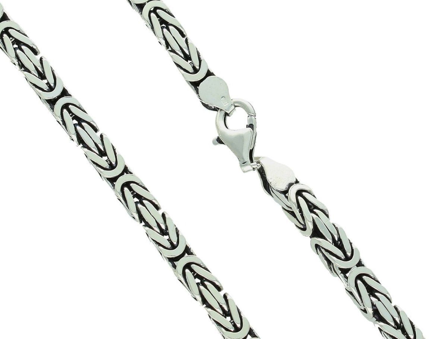 Męski łańcuszek srebrny DIA-LAN-13490-925 o splocie królewskim, szerokość 5,5 mm, długość 60 cm, srebro próby 925, waga 106,30 g. Solidny i elegancki dodatek dla mężczyzny.1.jpg